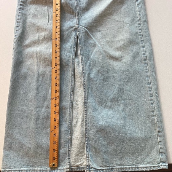 NWT Women's High-Rise Denim Maxi Skirt Universal Thread Medium Wash Size 8🔥🔥(L) - Picture 7 of 8